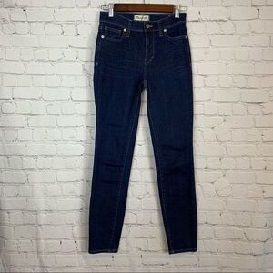 Madewell High Rise Skinny jeans modern dark was size 25
